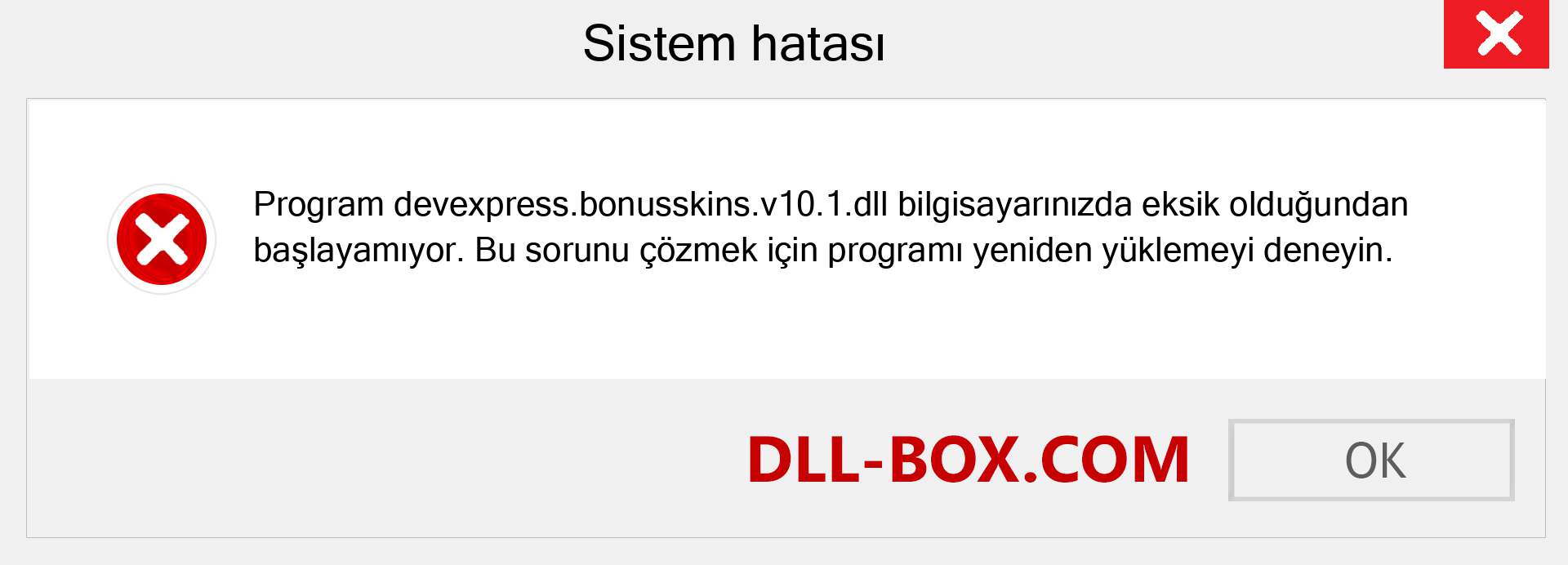 devexpress.bonusskins.v10.1.dll dosyası eksik mi? Windows 7, 8, 10 için İndirin - Windows'ta devexpress.bonusskins.v10.1 dll Eksik Hatasını Düzeltin, fotoğraflar, resimler